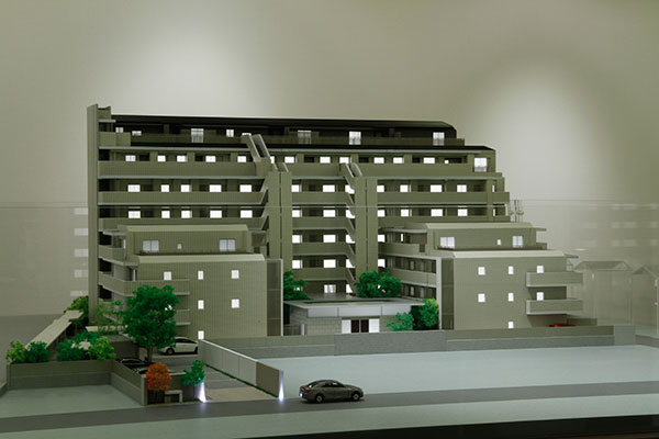 建築模型：マンション模型 - アートモデル株式会社